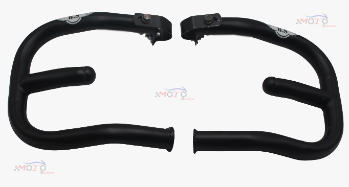 JAWA AND YEZDI DIAMOND GUARD IN STAINLESS STEEL(BLACK POWDER COATED)